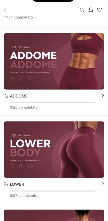 Video delle esecuzioni per il lower body